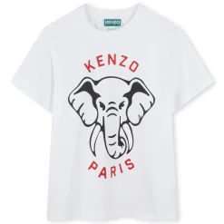 Sale KENZO KIDS T-shirt manches courtes coton BLANC