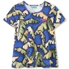 Outlet KENZO KIDS T-shirt manches courtes coton WAVE BLUE