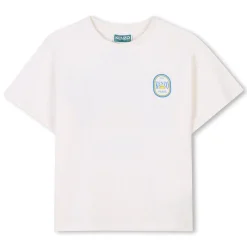 Hot KENZO KIDS T-shirt manches courtes coton OFFWHITE