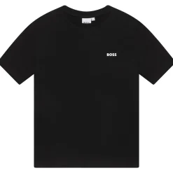 Outlet BOSS T-shirt manches courtes coton BLACK