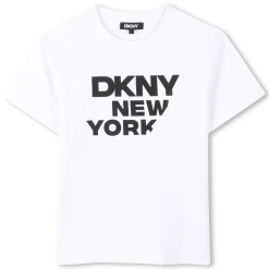 Best DKNY T-shirt manches courtes coton BLANC