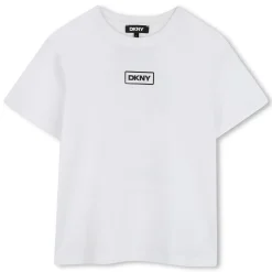 Clearance DKNY T-shirt manches courtes coton BLANC