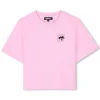 New DKNY T-shirt manches courtes coton ROSE BUVARD