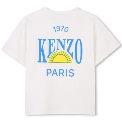 Hot KENZO KIDS T-shirt manches courtes coton OFFWHITE
