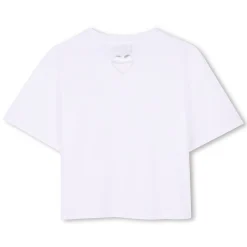 Discount DKNY T-shirt manches courtes coton BLANC