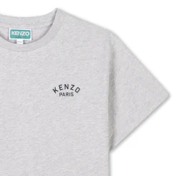 Fashion KENZO KIDS T-shirt manches courtes coton GRIS CLAIR CHINE