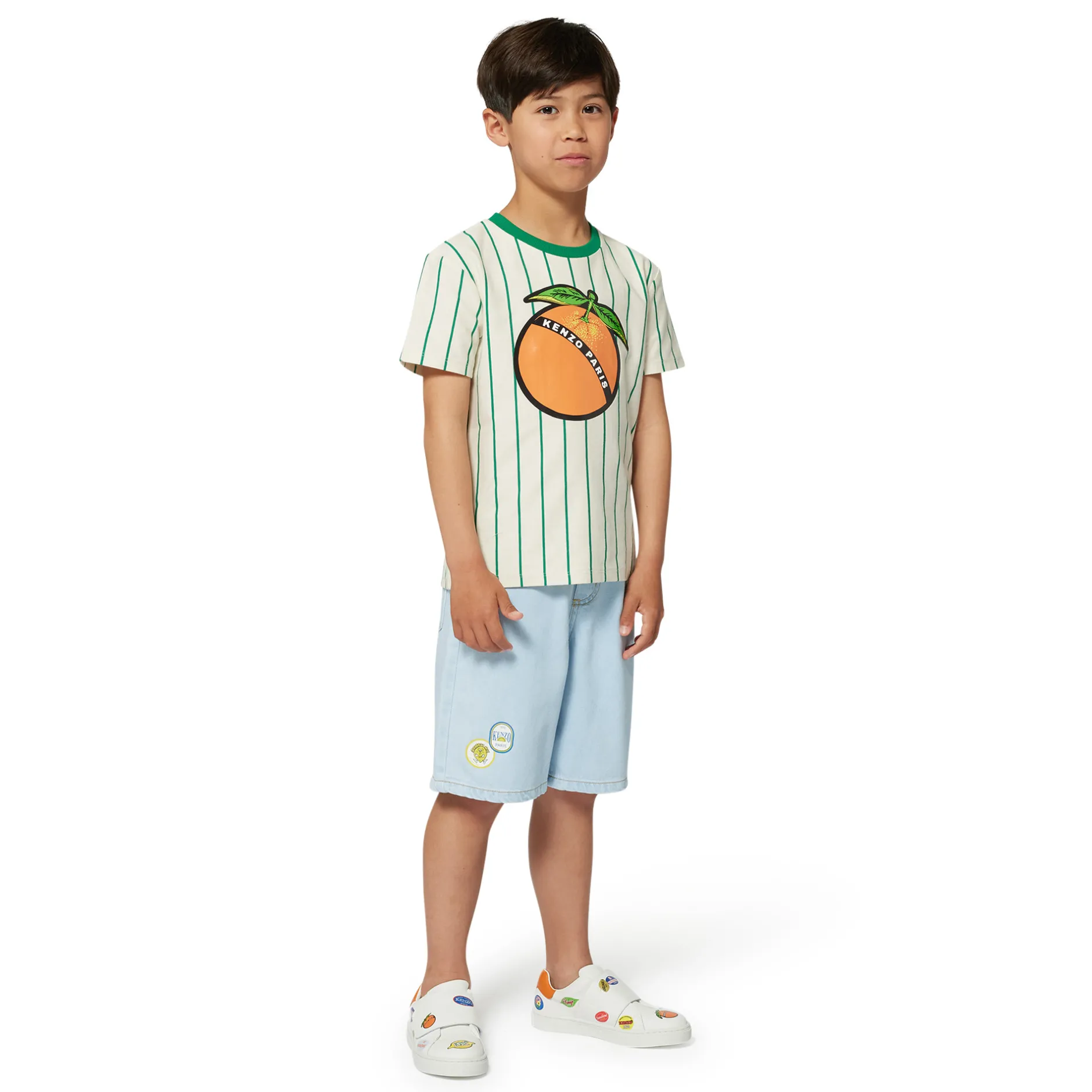 Best KENZO KIDS T-shirt manches courtes coton LODEN