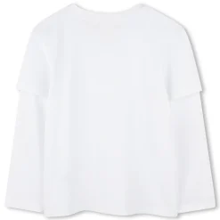 Clearance GIVENCHY T-shirt manches longues BLANC