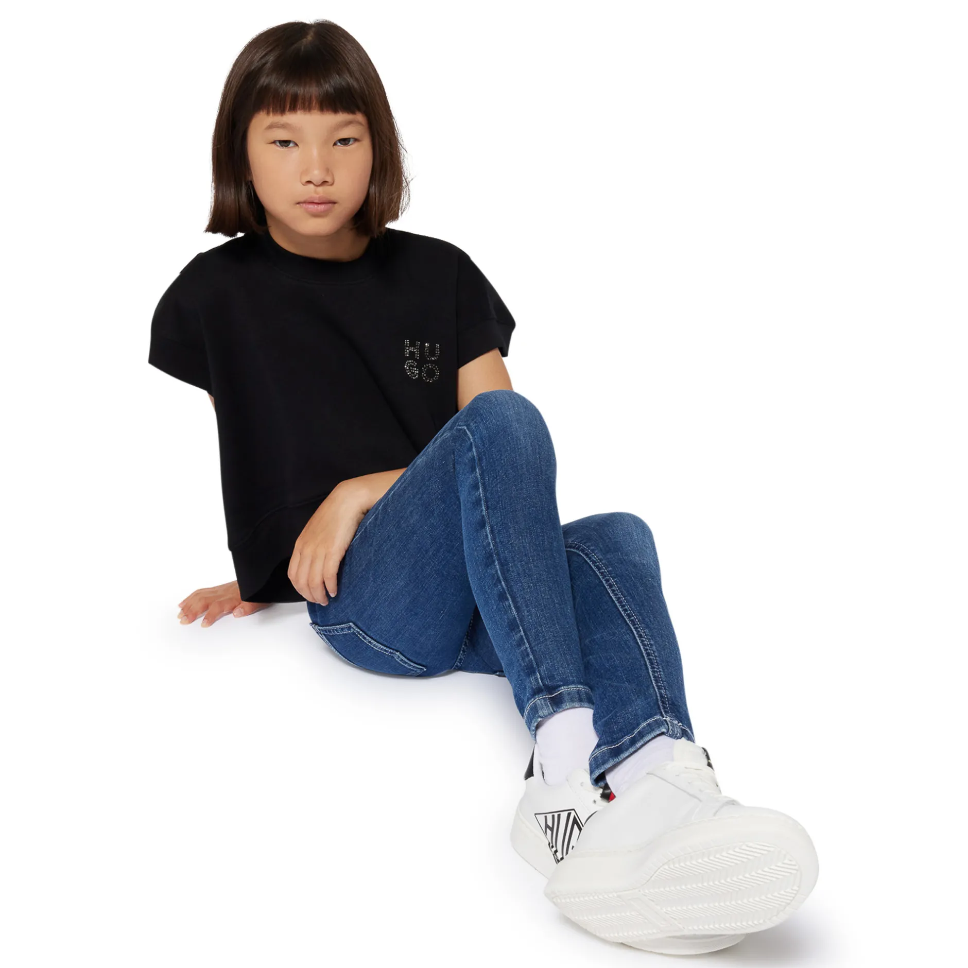 Outlet HUGO T-shirt sans manche BLACK