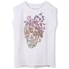 Clearance ZADIG & VOLTAIRE T-shirt sans manches BLANC