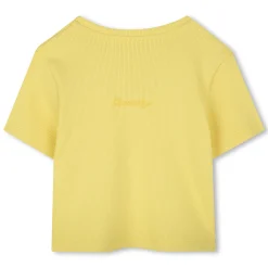 Outlet GIVENCHY T-shirt uni avec broderie POP CORN
