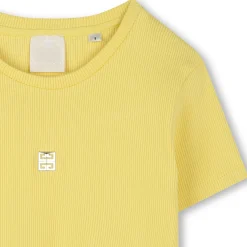 Outlet GIVENCHY T-shirt uni avec broderie POP CORN
