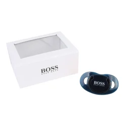 Fashion BOSS Tétine siglée en silicone BLEU CARGO