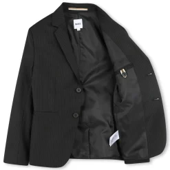 Clearance BOSS Veste boutonnée à rayures BLACK
