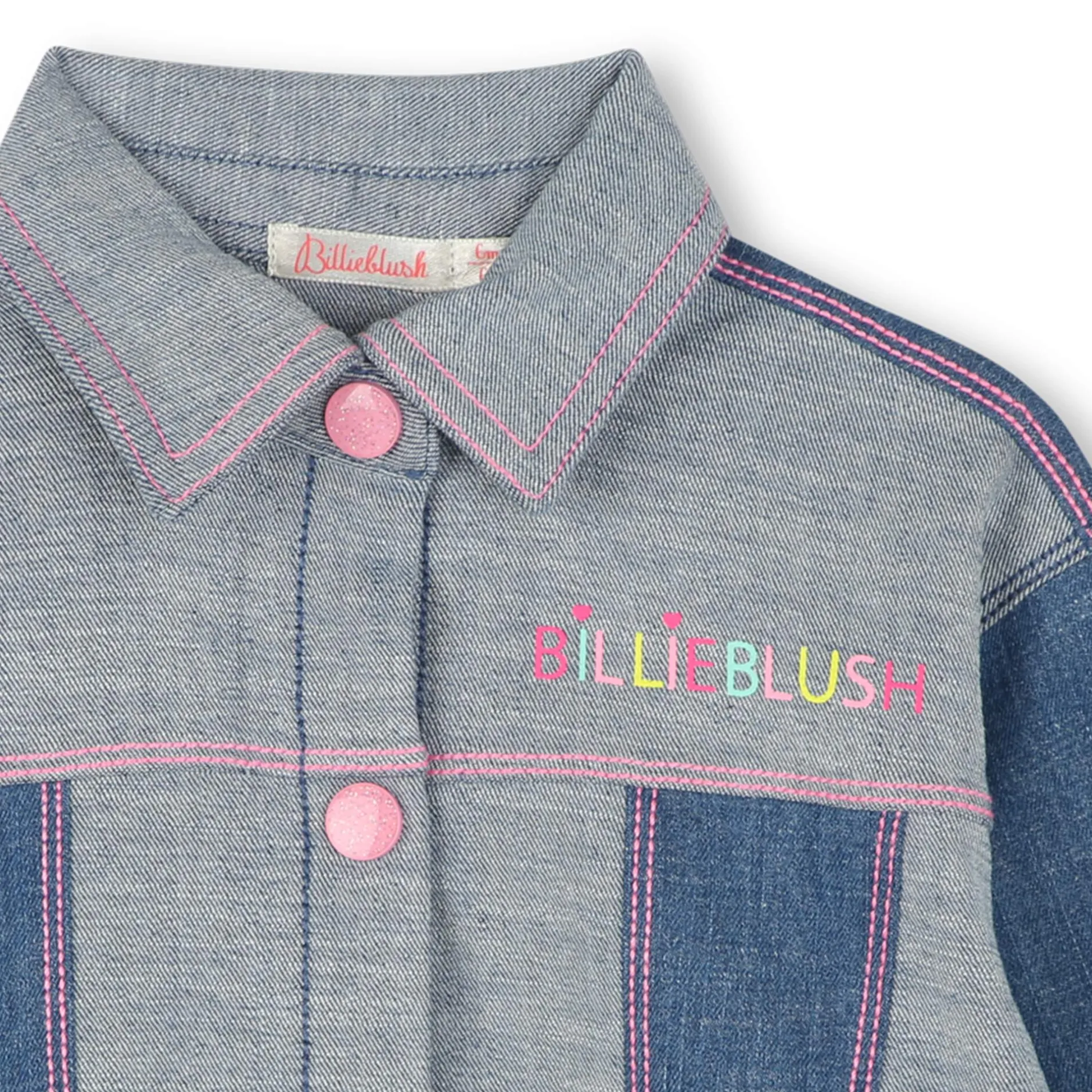 Fashion BILLIEBLUSH Veste en jean avec imprimés DENIM BLUE