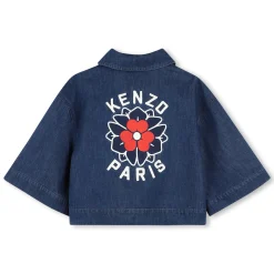 New KENZO KIDS Veste en jean brodée DBLE STONE+BROSSAGE