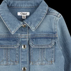 Online CHLOE Veste en jean pressions dorées BLEACH