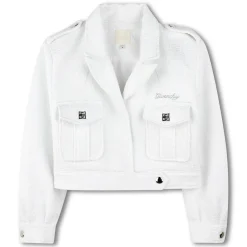 Fashion GIVENCHY Veste pressionnée et brodée BLANC