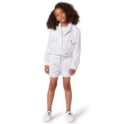 Fashion GIVENCHY Veste pressionnée et brodée BLANC