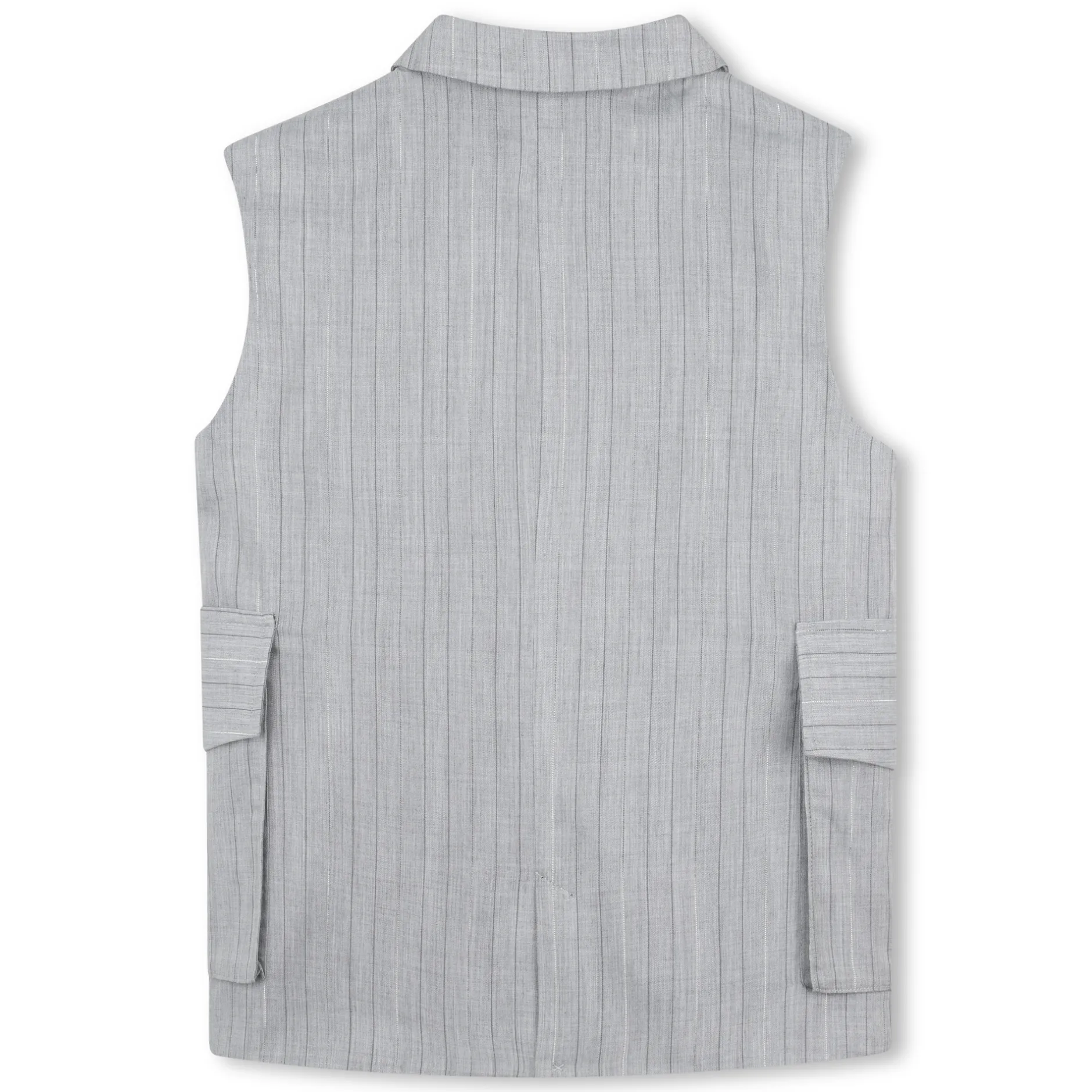Discount DKNY Veste sans manche à rayures GRIS CLAIR CHINE