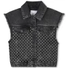Fashion MARC JACOBS Veste sans manche en jean BLACK
