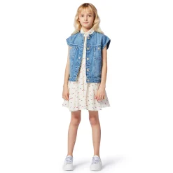 New ZADIG & VOLTAIRE Veste sans manche en jean DOUBLE STONE